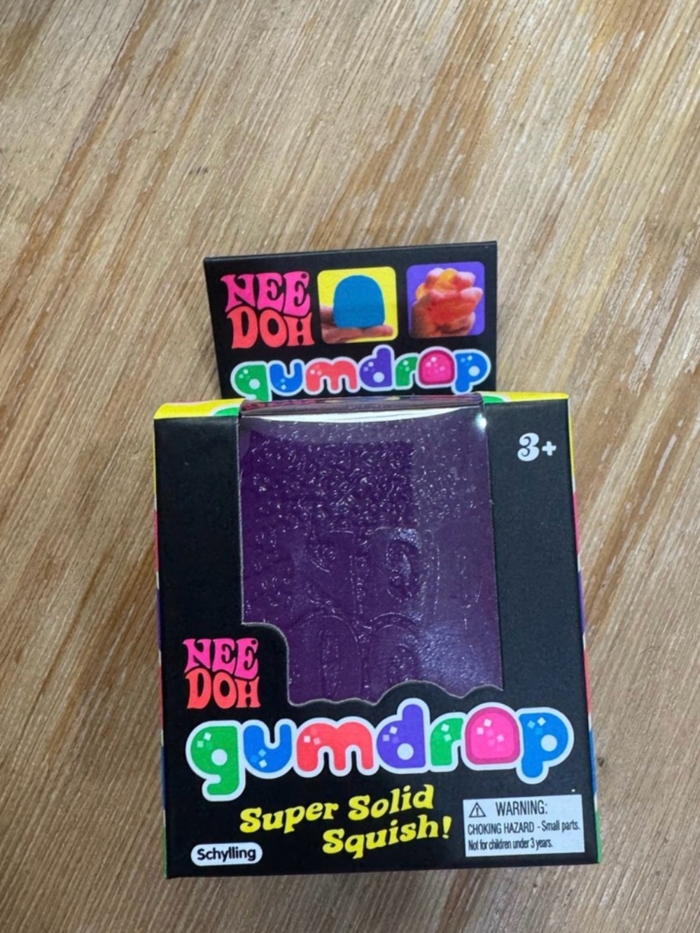 NeeDoh Gumdrop Super Solid Squish - Purple